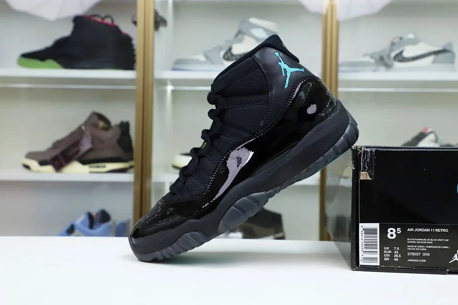11 BLUE RETRO Kimikick AIR JORDAN GAMMA 0616
